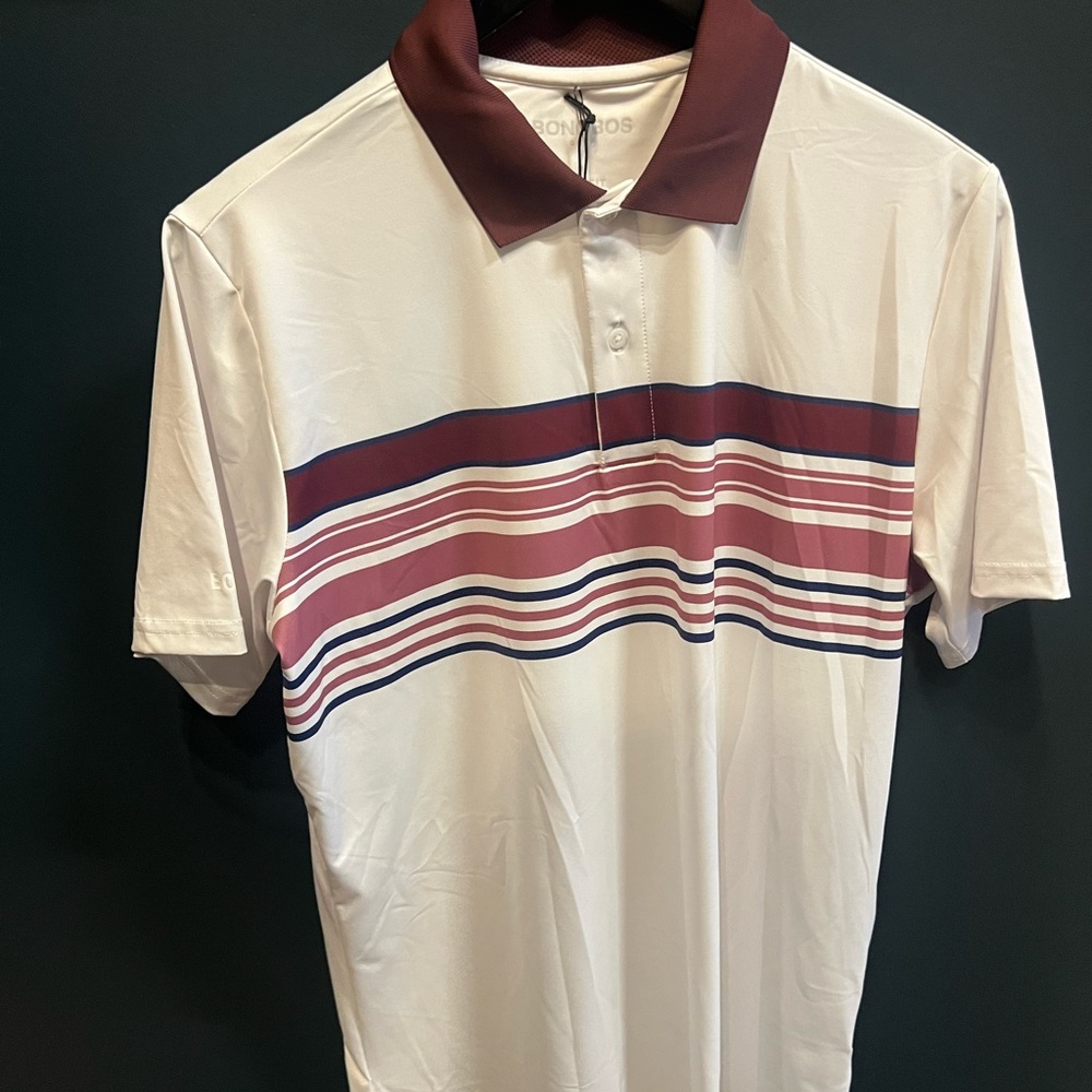 Red and White Strip Golf Tee